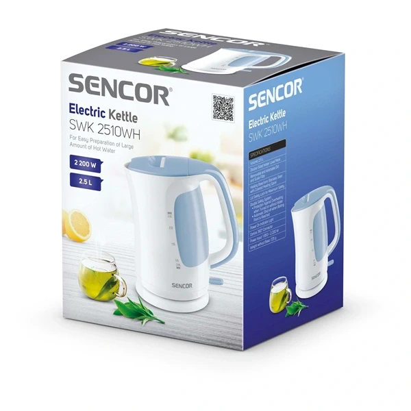 Sencor SWK 2510WH fehér 2,5L-es vízforraló Sencor SWK 2510WH fehér 2,5L-es vízforraló