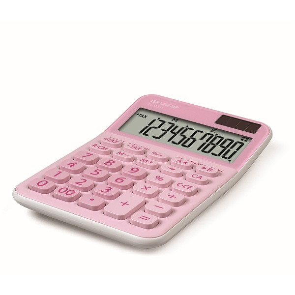 Sharp ELM-335B-PK napelemes asztali számológép Sharp ELM-335B-PK napelemes asztali számológép