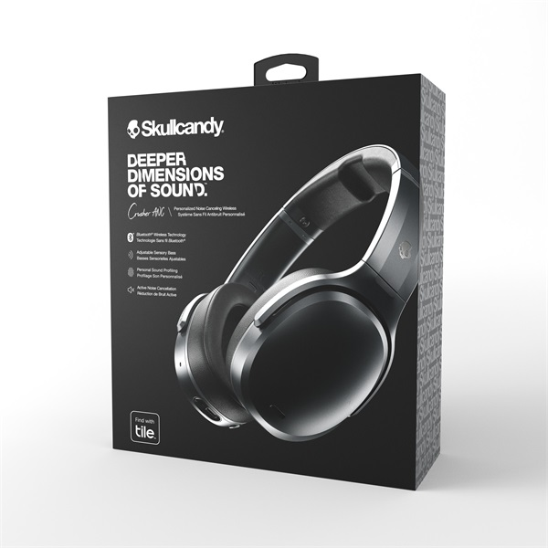 Skullcandy S6HHW-N740 HESH ANC Bluetooth aktív zajcsökkentős fekete fejhallgató Skullcandy S6HHW-N740 HESH ANC Bluetooth aktív zajcsökkentős fekete fejhallgató