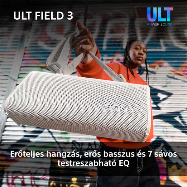 Sony ULT Field 3 szürke Bluetooth hangszoró