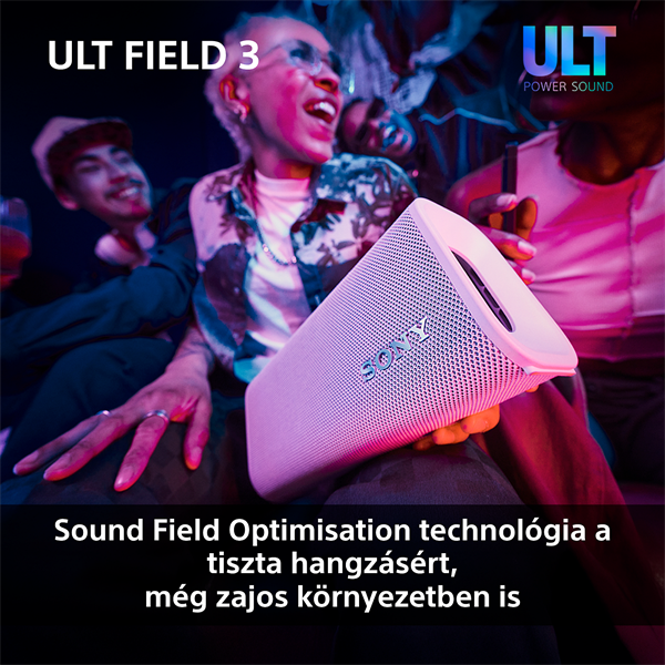 Sony ULT Field 3 szürke Bluetooth hangszoró