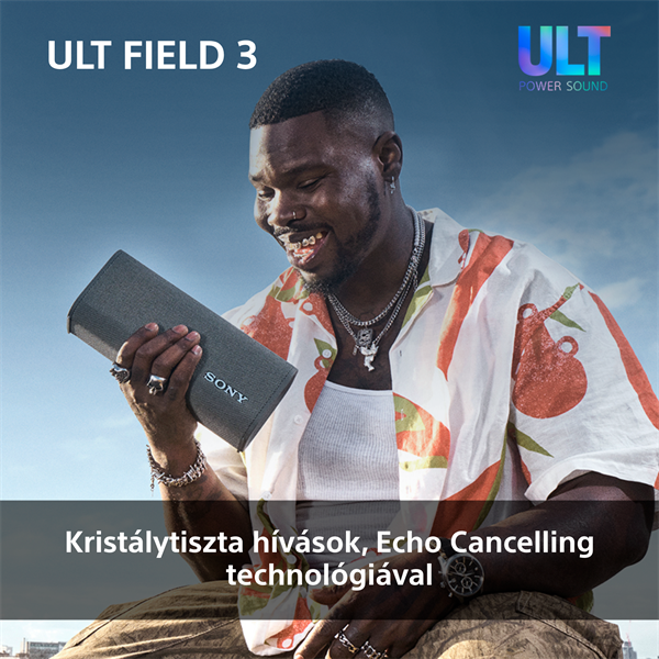 Sony ULT Field 3 szürke Bluetooth hangszoró
