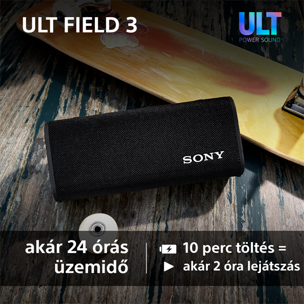 Sony ULT Field 3 szürke Bluetooth hangszoró