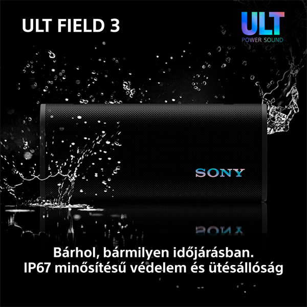 Sony ULT Field 3 szürke Bluetooth hangszoró