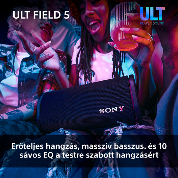 Sony ULT Field 5 fehér Bluetooth hagnszoró