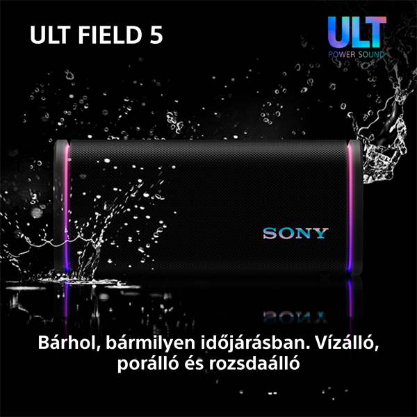Sony ULT Field 5 fehér Bluetooth hagnszoró