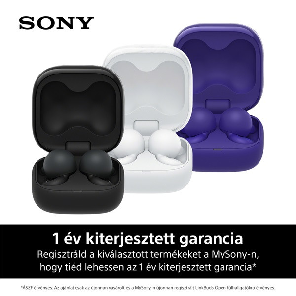 Sony WF-L910 Linkbuds Open True Wireless Bluetooth fehér fülhallgató Sony WF-L910 Linkbuds Open True Wireless Bluetooth fehér fülhallgató