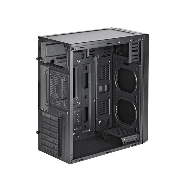 Spire SPT1534B-U3 fekete (táp nélküli) mATX ház