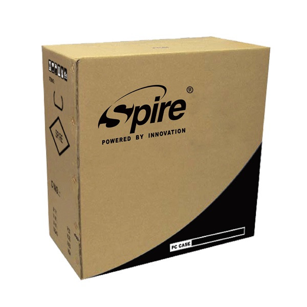 Spire SPT1614B-2U3 fekete (táp nélküli) ATX ház