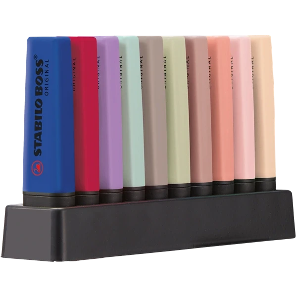 Stabilo BOSS ORIGINAL NatureCOLORS Wildflowers Edition 10 db-os szövegkiemelő készlet
