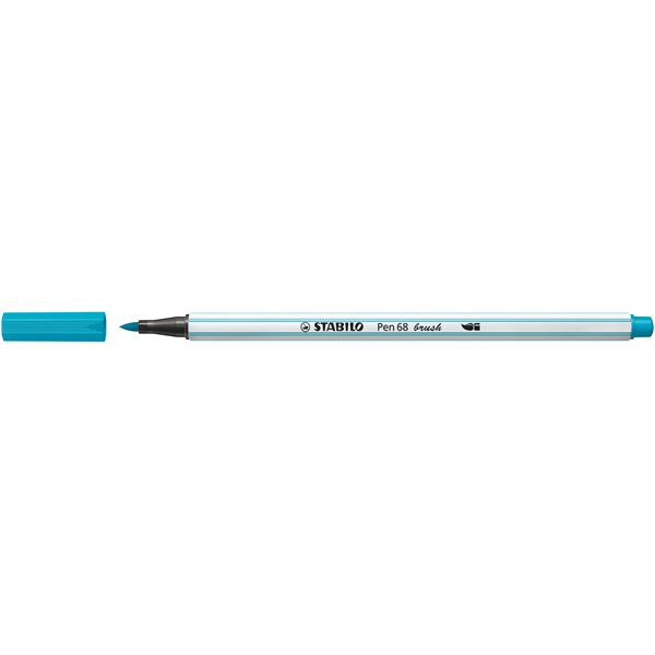 Stabilo Pen 68 brush baba kék ecsetfilc Stabilo Pen 68 brush baba kék ecsetfilc