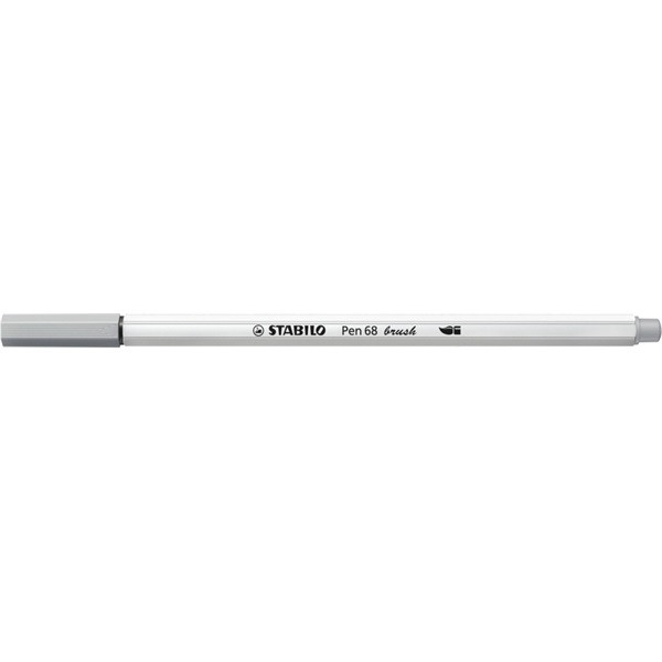 Stabilo Pen 68 brush középszürke ecsetfilc Stabilo Pen 68 brush középszürke ecsetfilc
