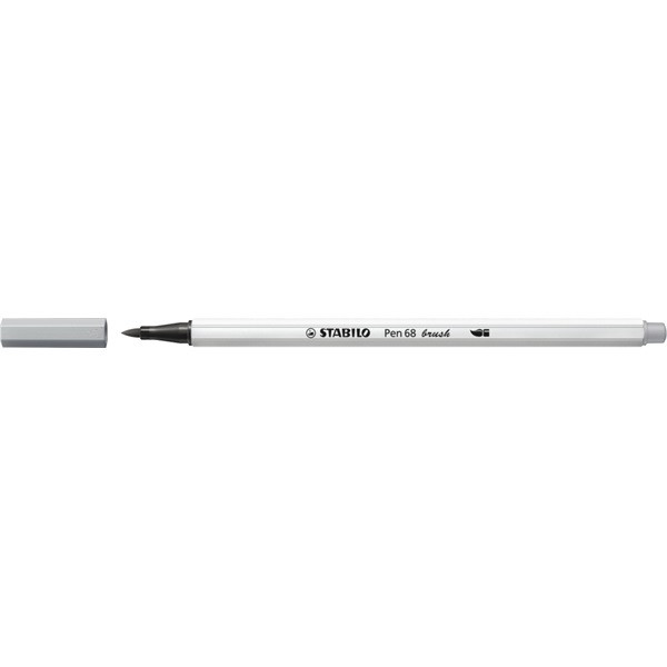 Stabilo Pen 68 brush középszürke ecsetfilc Stabilo Pen 68 brush középszürke ecsetfilc