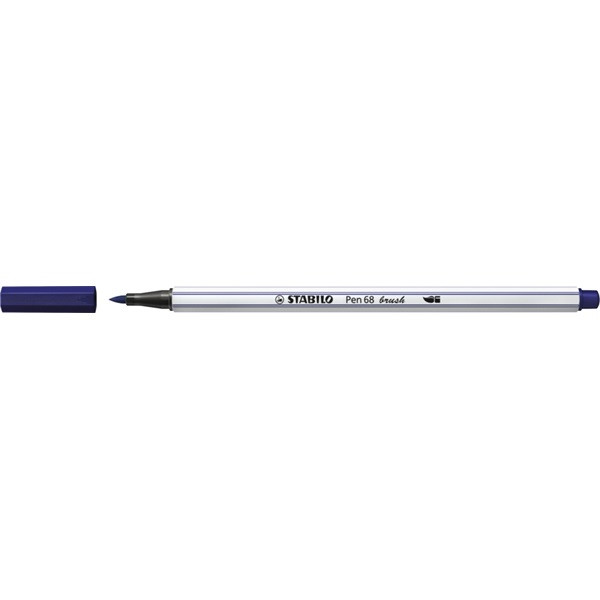 Stabilo Pen 68 brush sötétkék ecsetfilc Stabilo Pen 68 brush sötétkék ecsetfilc