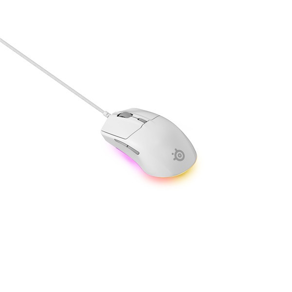 SteelSeries Rival 3 Gen 2 vezetékes fehér gamer egér