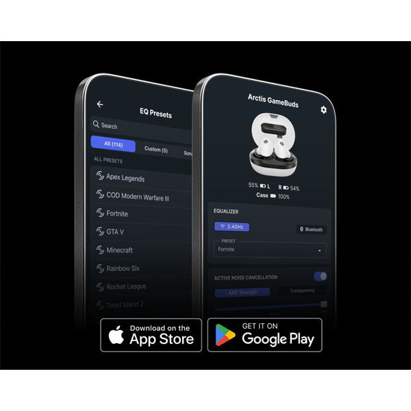 Steelseries Arctis GameBuds True Wireless Bluetooth fehér fülhallgató