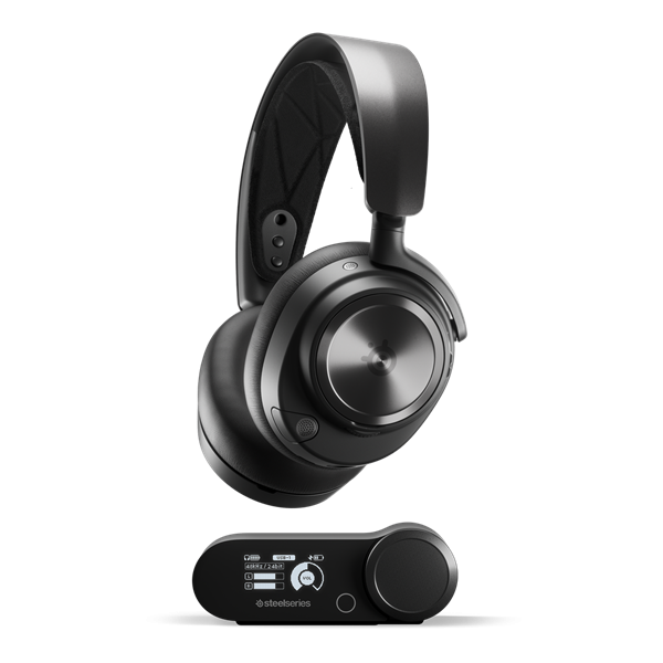 Steelseries Arctis Nova Pro vezeték nélküli fekete gamer headset