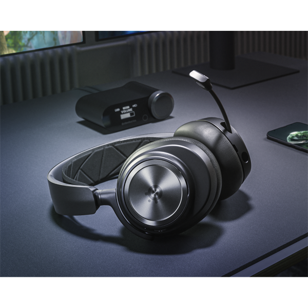 Steelseries Arctis Nova Pro vezeték nélküli fekete gamer headset