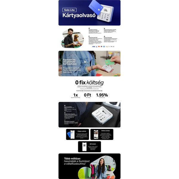 SumUp Solo kártyaolvasó SumUp Solo kártyaolvasó