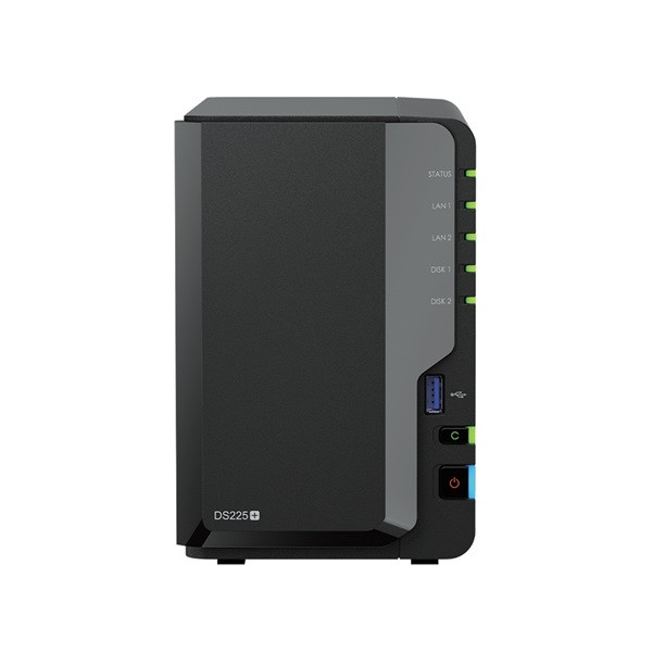 Synology DiskStation DS225+ (2GB) 2x SSD/HDD NAS + regisztrációs kártya