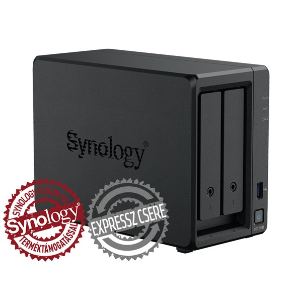 Synology DiskStation DS725+ (4GB) 2x SSD/HDD NAS + regisztrációs kártya