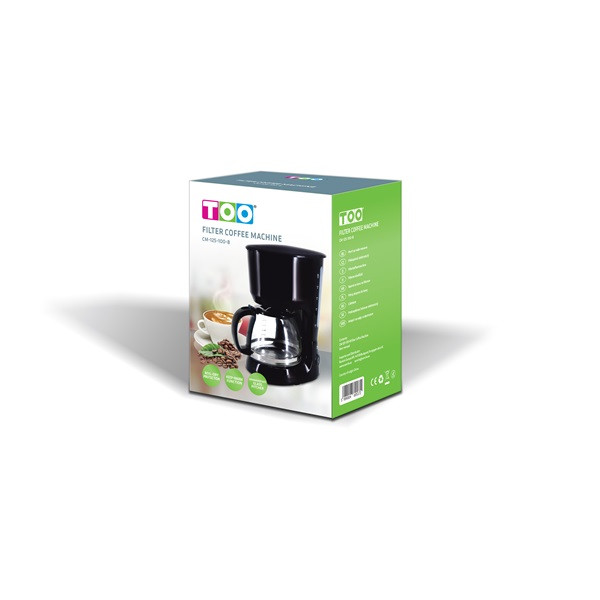 TOO CM-125-100 fekete filteres kávéfőző TOO CM-125-100 fekete filteres kávéfőző