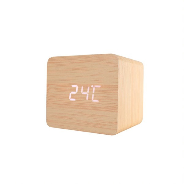 TOO DC-320LBN-Qi világosbarna digitális óra vezeték nélküli töltővel TOO DC-320LBN-Qi világosbarna digitális óra vezeték nélküli töltővel