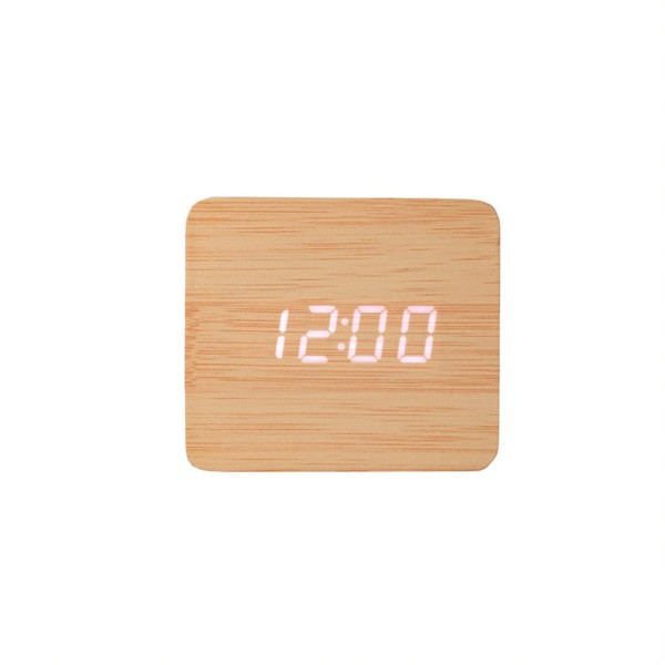 TOO DC-320LBN-Qi világosbarna digitális óra vezeték nélküli töltővel TOO DC-320LBN-Qi világosbarna digitális óra vezeték nélküli töltővel