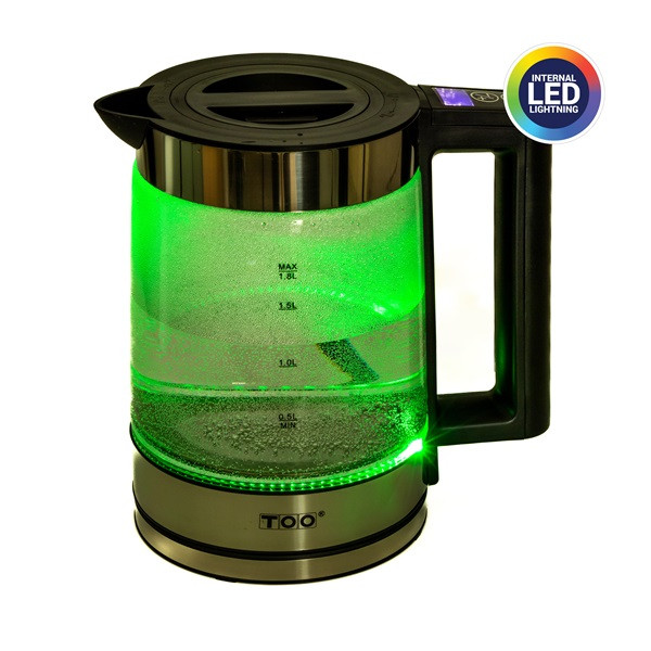 TOO KE-830 1,8 L-es LED-es prémium üveg vízforraló TOO KE-830 1,8 L-es LED-es prémium üveg vízforraló