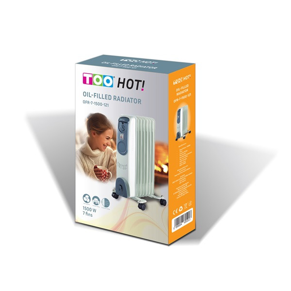 TOO OFR-7-1500-121 1500W 7 tagú elektromos olajradiátor