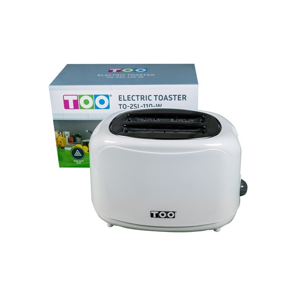 TOO TO-2SL-110-W fehér 2 szeletes kenyérpirító TOO TO-2SL-110-W fehér 2 szeletes kenyérpirító