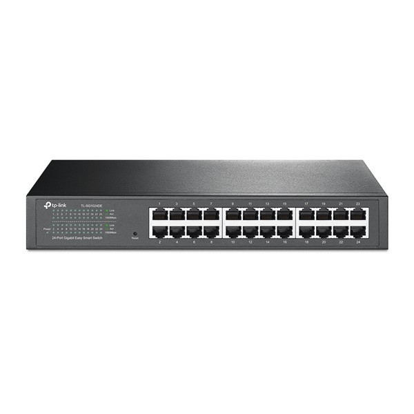TP-Link TL-SG1024DE 24port 10/100/1000Mbps LAN SMART menedzselhető rack Switch TP-Link TL-SG1024DE 24port 10/100/1000Mbps LAN SMART menedzselhető rack Switch