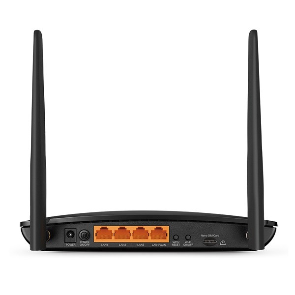 TP-Link Archer MR500 4G+ Cat6 AC1200 fekete vezeték nélküli kétsávos Gigabit router