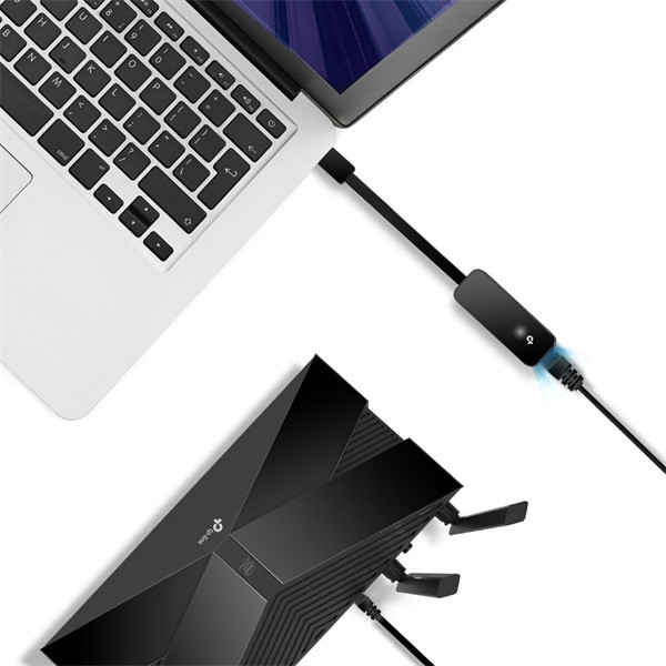 TP-Link UE306 Gigabit Ethernet-USB 3.0 fekete átalakító adapter