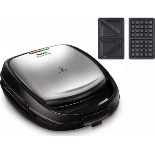 Tefal SW342D38 3in1 inox-fekete gorfi - grill/panini - szendvicssütő Tefal SW342D38 3in1 inox-fekete gorfi - grill/panini - szendvicssütő