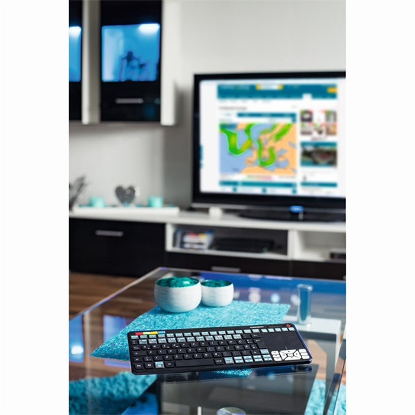 Thomson 132699 ROC3506 4 az 1-ben fekete multimédiás vezeték nélküli érintőpados LG Smart TV billentyűzet Thomson 132699 ROC3506 4 az 1-ben fekete multimédiás vezeték nélküli érintőpados LG Smart TV billentyűzet