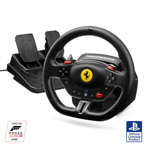 Thrustmaster 4160880 T98 Ferrari 296 Edition PS5/PS4/PC kormány + pedál