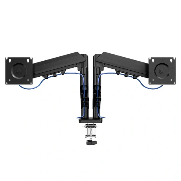 Tracer Double ArmFlex 13"-32" VESA (75x75, 100x100) Max 9 Kg fekete monitor tartó konzol