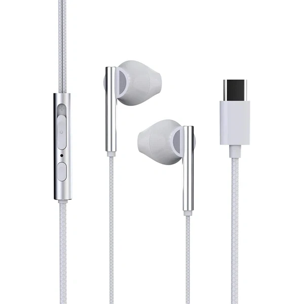 Trevi HMP 700C USB-C fehér mikrofonos fülhallgató Trevi HMP 700C USB-C fehér mikrofonos fülhallgató