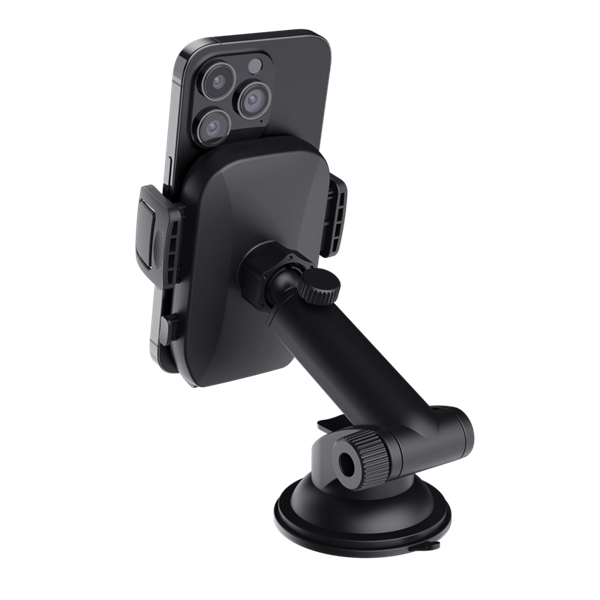 Trust Runo szélvédőre helyezhető fekete autós telefon tartó