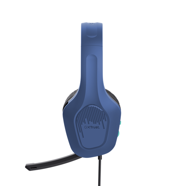 Trust GXT415B Zirox vezetékes kék gamer headset