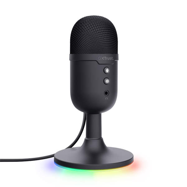 Trust 25372 GXT 234 Yunix USB fekete gamer mikrofon