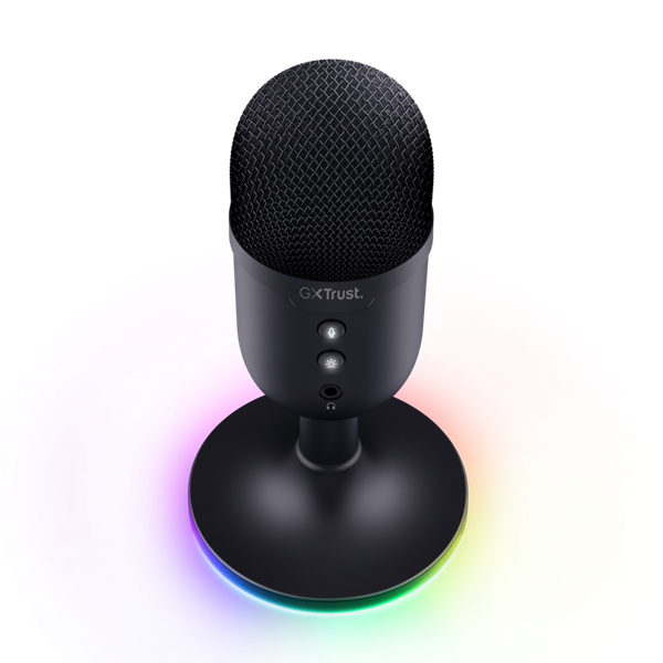 Trust 25372 GXT 234 Yunix USB fekete gamer mikrofon