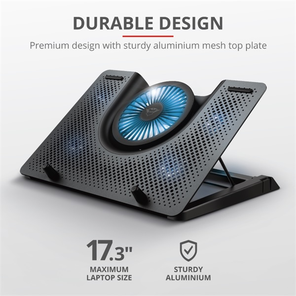 Trust GXT 1125 Quno Notebook Cooling Stand gamer hűtőpad Trust GXT 1125 Quno Notebook Cooling Stand gamer hűtőpad