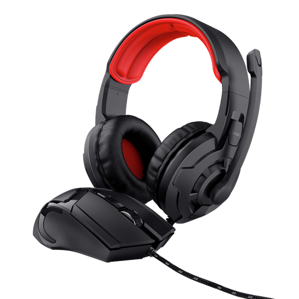 Trust GXT 785 Ravius 2in1 vezetékes gamer headset + vezetékes gamer egér