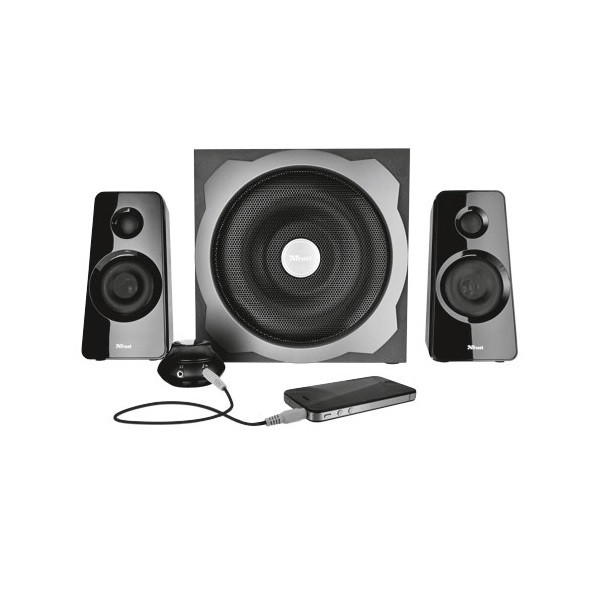 Trust Tytan 2.1 jack 60W fekete hangszóró Trust Tytan 2.1 jack 60W fekete hangszóró