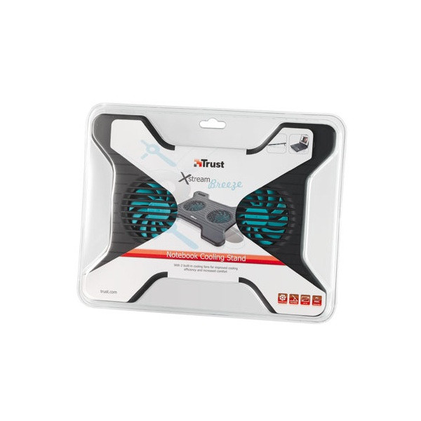 Trust Xstream Breeze fekete notebook hűtőpad Trust Xstream Breeze fekete notebook hűtőpad