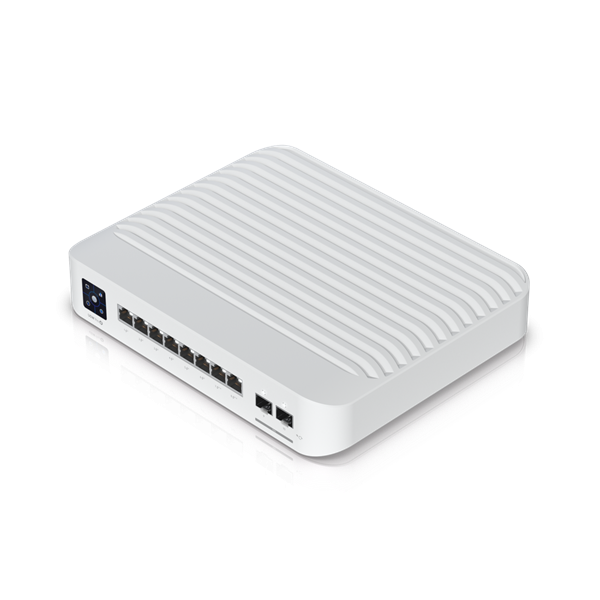Ubiquiti USW-Pro-8-PoE 8port GbE LAN 6xPoE/PoE+ 2x PoE++ 2xSFP+ port 120W port L3 menedzselhető switch