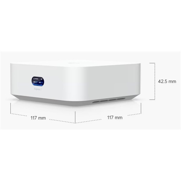 Ubiquiti UX7 Express 1x10GbE WAN port 1x2.5GbE LAN port UniFi Cloud Gateway Tri-Band WiFi 7 access point