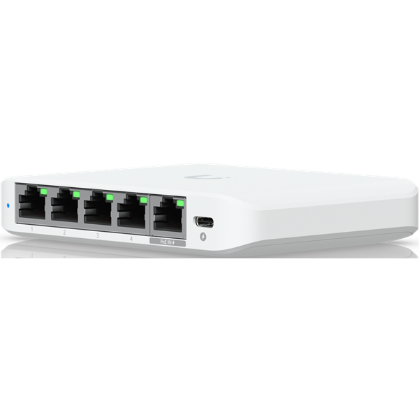 Ubiquiti UniFi USW-Flex-2.5G-5 Flex Mini 2.5G 5x2.5GbE Multi-Giga LAN port Switch